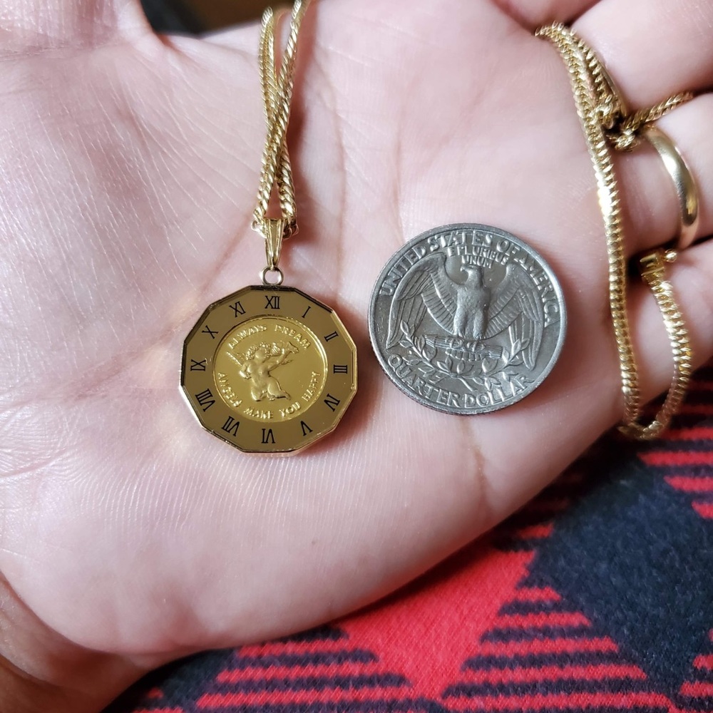 20” Japan solid gold necklace